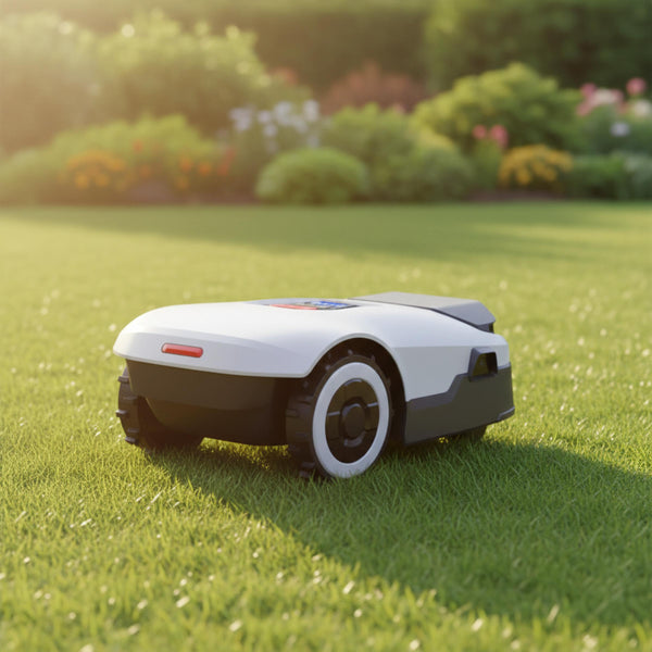 Robot Lawn Mower NO Wire - 0.9 Acre, Full Band Rtk+4-Eye Vision Robotic Lawnmower, Automatic Mapping, 30 Multi-Zone Management, Accurate Obstacle Avoidance, Intelligent Anti-Theft, APP Control
