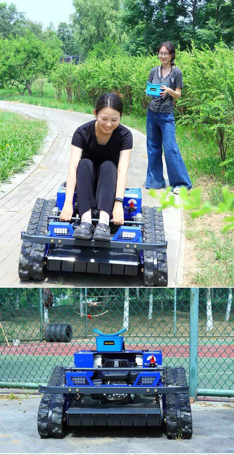 550mm Self-Propelled Remote-Controlled Lawn Mower for Small Household Gardens Outdoor Maintenance Robot