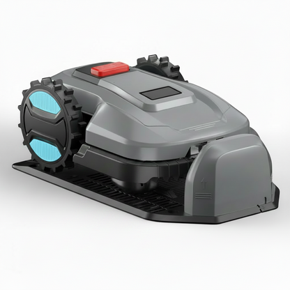 Robot Lawn Mower with App Control – Adjustable Cutting Height, Auto-Charging, Obstacle Detection & Smart Scheduling – Ideal for Lawns up to 1/8 Acre
